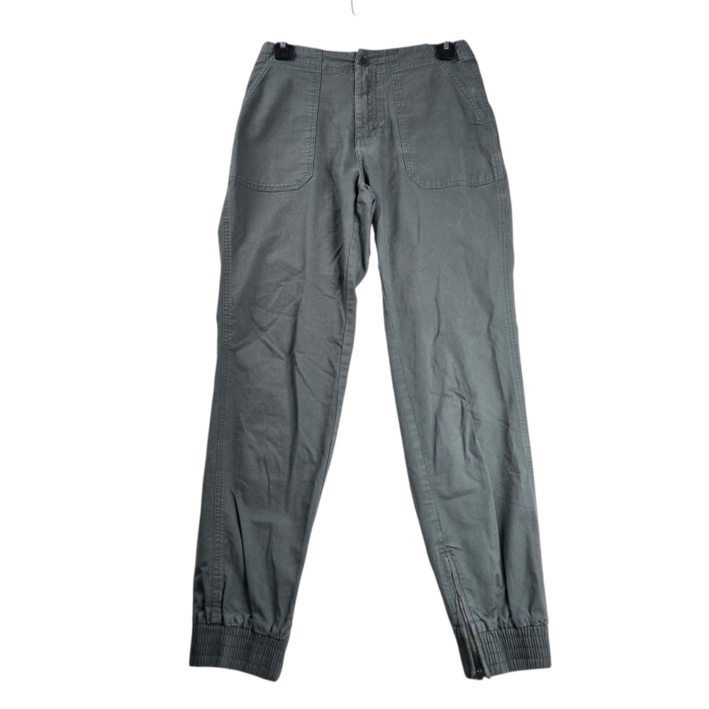 Pact Organic Cotton Utility Jogger Pants Ankle Zip Pocket Stretch Size Small